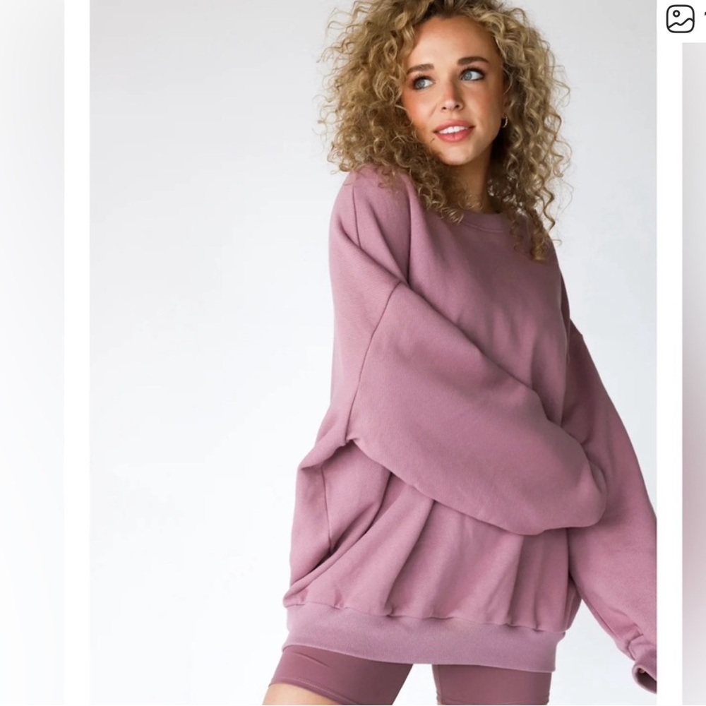 Foxy Kind Coffee Run Sweatshirt Later Berry